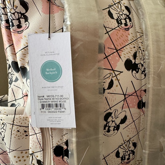 Disney x Petunia Picklebottom Minnie Mouse Method Diaper Backpack - Picture 5 of 7